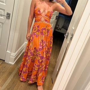 Runaway the Label Orchid Midi Dress XS NWT